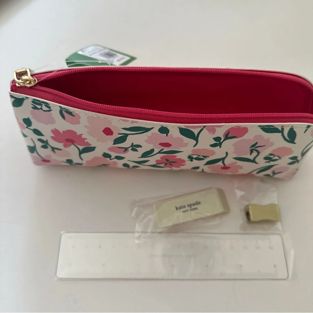 Kate Spade Floral Zip pencil Pouch
